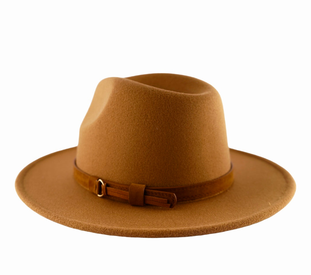 Clarke Fedora Dark Tan