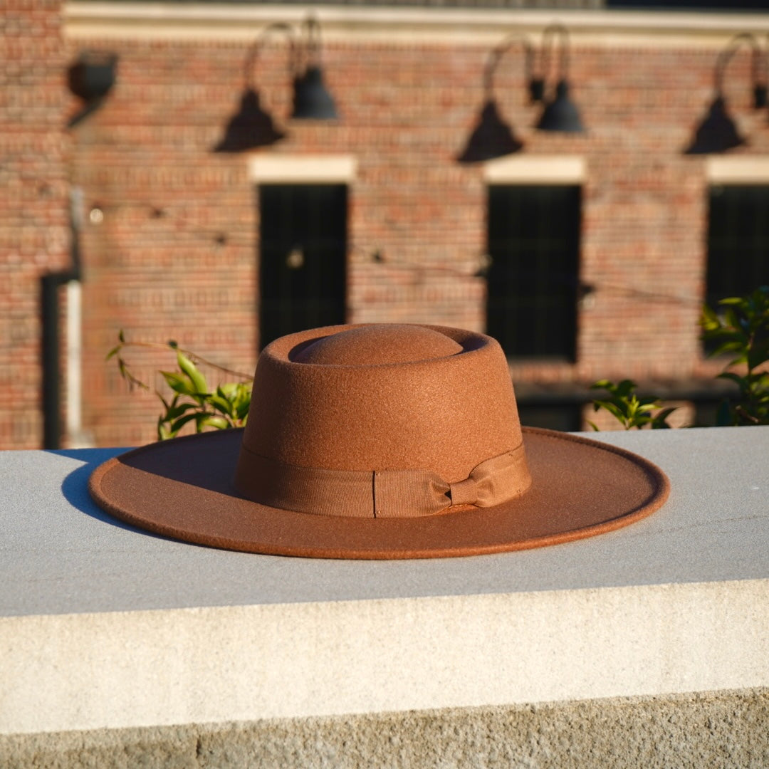 Milan Bolero Hat - Coffee
