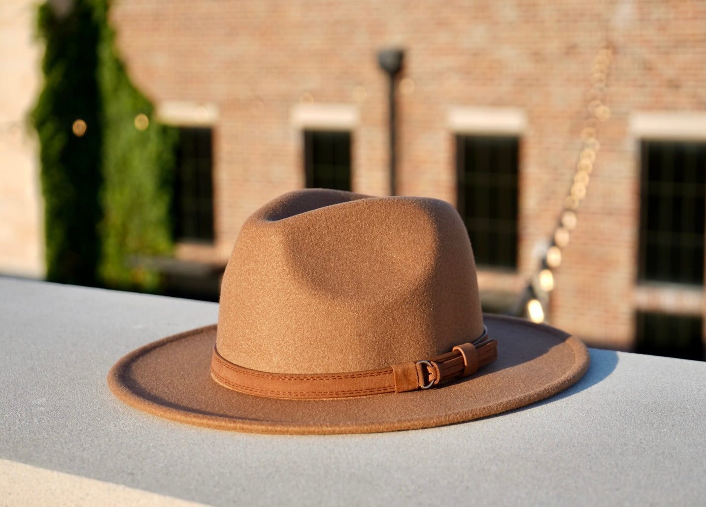 Clarke Fedora - Dark Tan