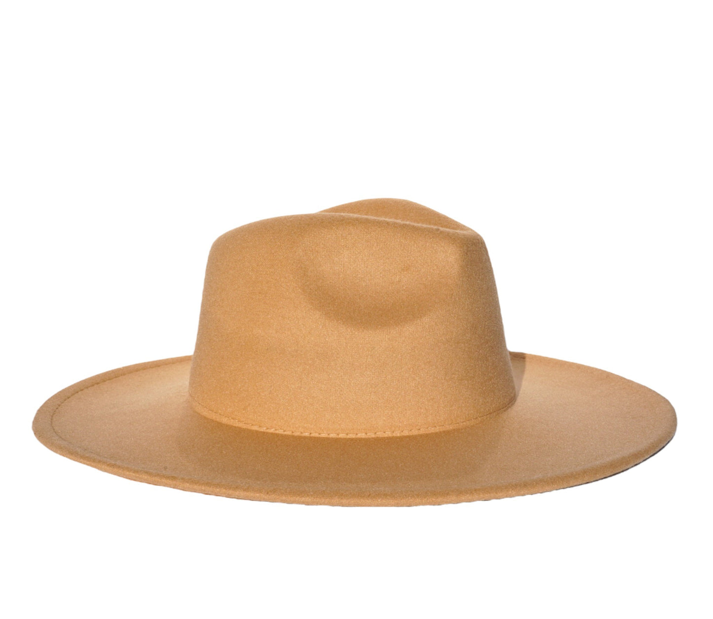 Atlanta Wide Brim Fedora - Khaki